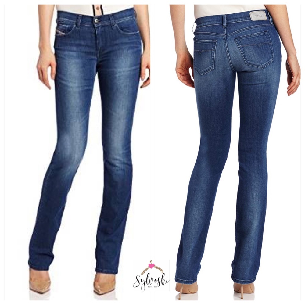 🔥 Diesel Women's Bootzee Bootcut Leg Jeans - Picture 1 of 5